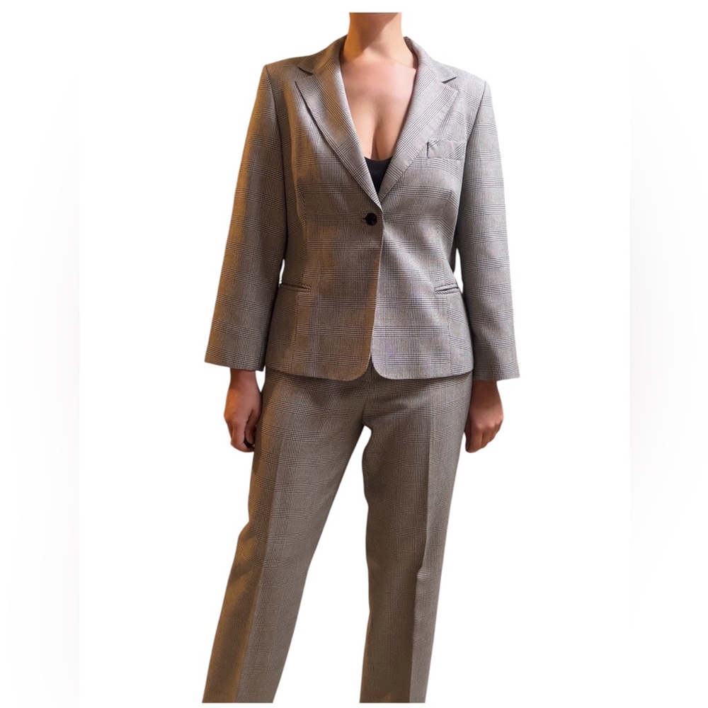 Christian Lacroix Gray Check Blazer and Trousers - Picture 3 of 11